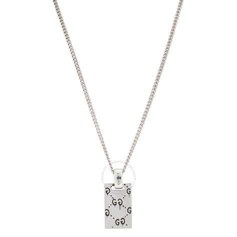 gucci ghost necklace men's|gucci ghost necklace on neck.